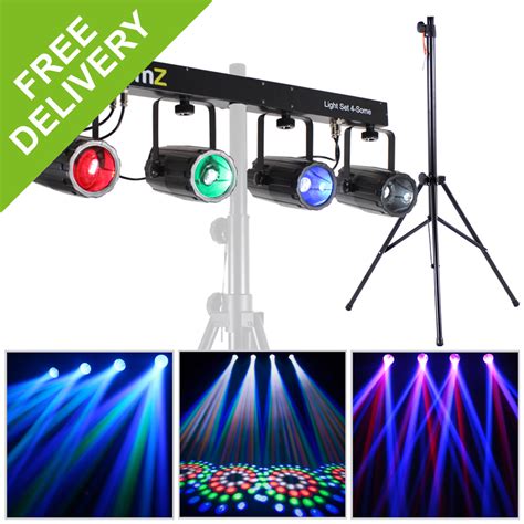 Beamz Way Rgbw Led Dmx Dj Disco Bar Light Party Tripod Lighting