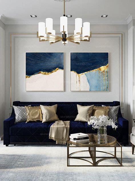 7 Royal Blue And Gold Living Room Ideas In 2021 Gold Living Room Blue