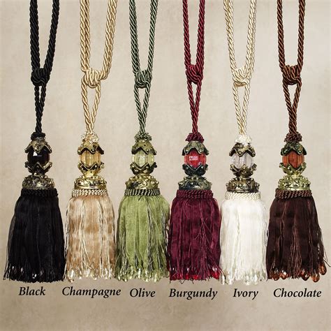 Beaded Tassel Tiebacks Beaded Tassels Tieback Tassels