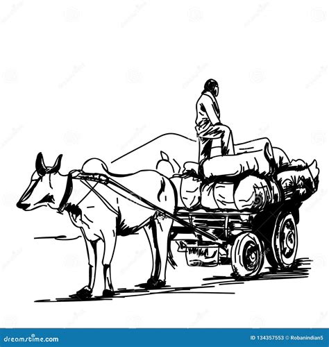 Ideas For Bullock Cart Easy Drawing For Kids HD Wallpaper, 42% OFF