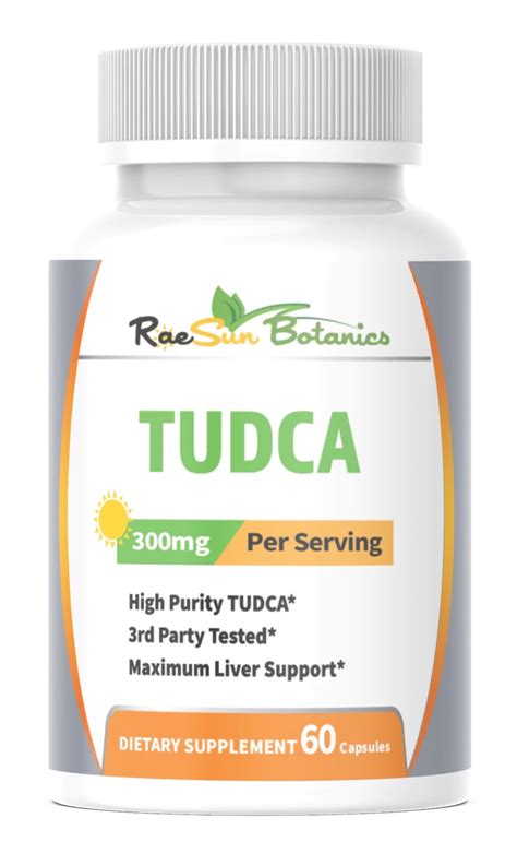 Raesun Botanics Tudca Tauroursodeoxycholic Acid Mg Walmart