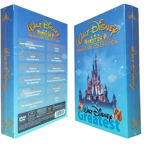 Walt Disney Classics Movies Animation Collection Dvd Box Set New