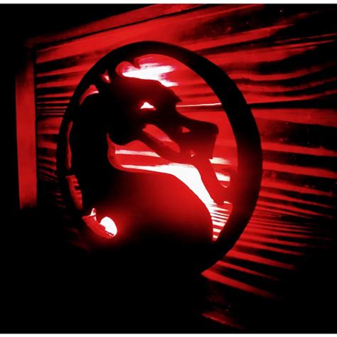 Quadro Decorativo Mortal Kombat Em Madeira Led Chimera Concept Em