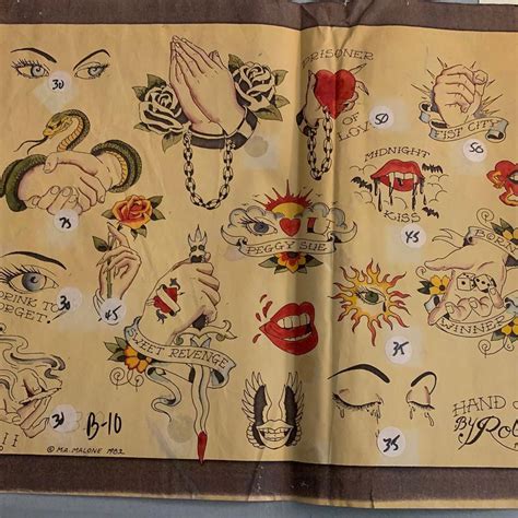 Mike Malone Traditional Tattoo Flash Art Tattoo Tradicional Vintage