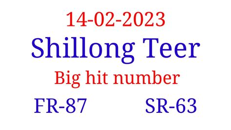 Shillong Teer Counter Result 14 02 2023 Shillong Teer Target