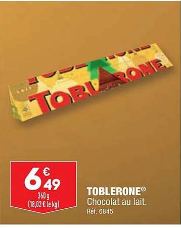 Promo Toblerone Chocolat Au Lait Chez Aldi Icatalogue Fr