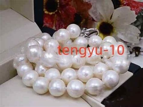 GORGEOUS AAA 9 10mm RAEL NATURAL AKOYA WHITE ROUND PEARL NECKLACE 14K