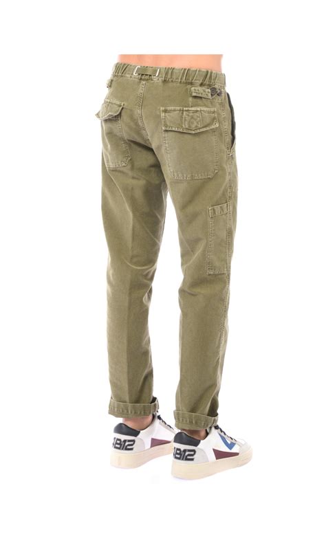 Pantalone Da Uomo White Sand Con Elastico E Tasche 23WSU13261DE