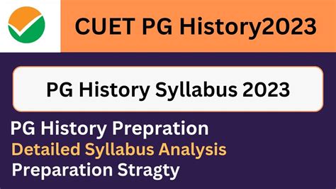 CUET PG History Syllabus 2024 MA History Syllabus For JNU BHU DU As