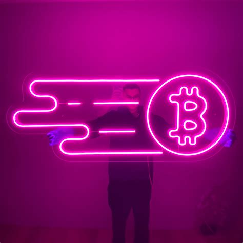 Bitcoin Neon Sign Bitcoin Sign Bedroom Neon Sign Wall - Etsy