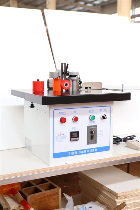 Mini Manual Pvc Linear Curved Melamine Mdf Wood Edge Banding Machine