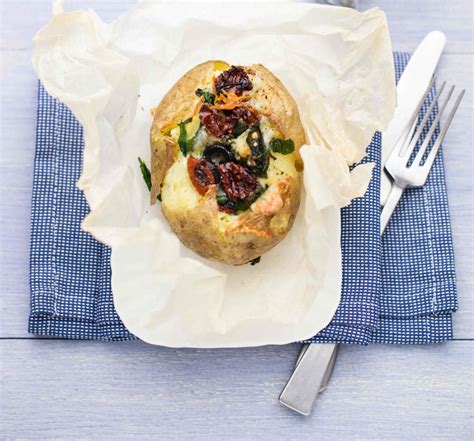 Patate Al Cartoccio Con Pomodori Secchi Spinaci E Provola Cucina