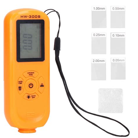 HW 300S Coating Thickness Gauge Digital Backlight LCD Film Thickness