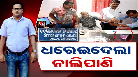 ଧରେଇଦେଲା ନାଲିପାଣି Mayurbhanj Tahasildar Caught Red Handed By