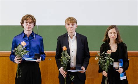 Bester Absolvent der Fakultät Bauingenieurwesen mit Lohrmann Medaille