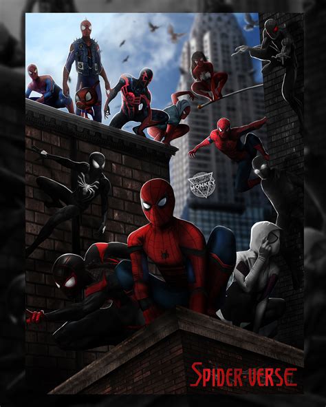 spider-man across the spider verse poster New spider-man: into the ...