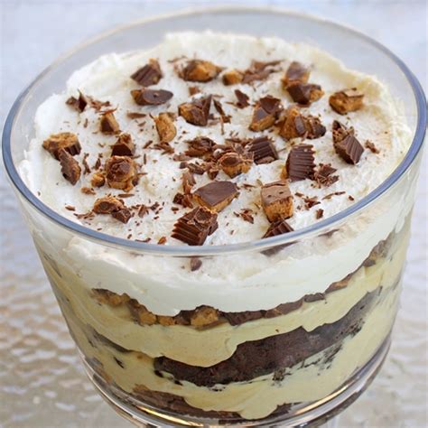 Peanut Butter Cup Trifle Recipe Chefthisup