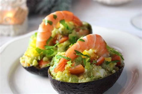 Aguacates Rellenos De Quinoa Y Langostinos Recetas Sin Lactosa