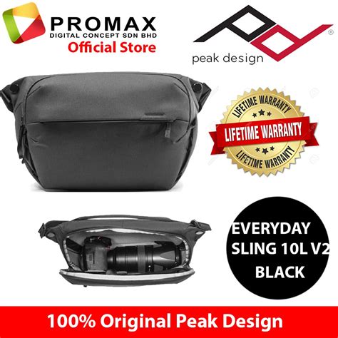 Peak Design Everyday Sling V L Black Original Peak Design