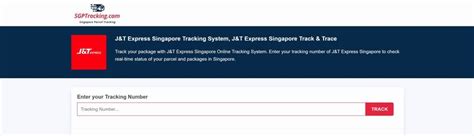 J T Express Tracking Singapore Trace Parcel JT In 1 Click