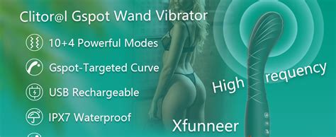 Amazon G Spot Clitoral Vibrator Sex Toys Super Powerful Silicone Vaginal Dildo Wand