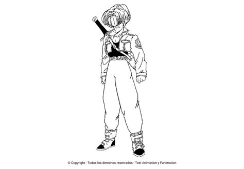 Los Mejores Dibujos De Trunks Para Colorear Todo Para Colorear