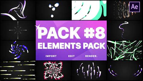 Flash Fx Elements Pack After Effects Videohive Intro Hd