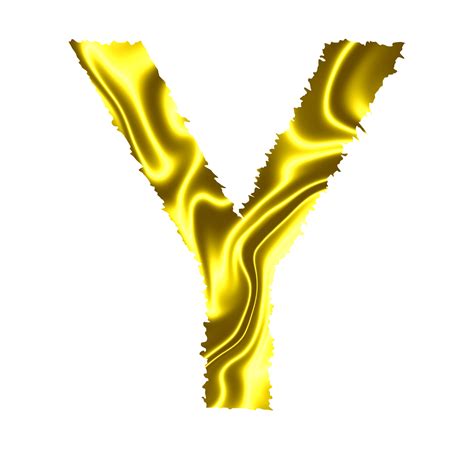 Golden Letter Y 25225408 Png