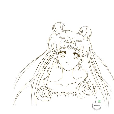 Sailor Moon Princess Serenity Coloring Pages