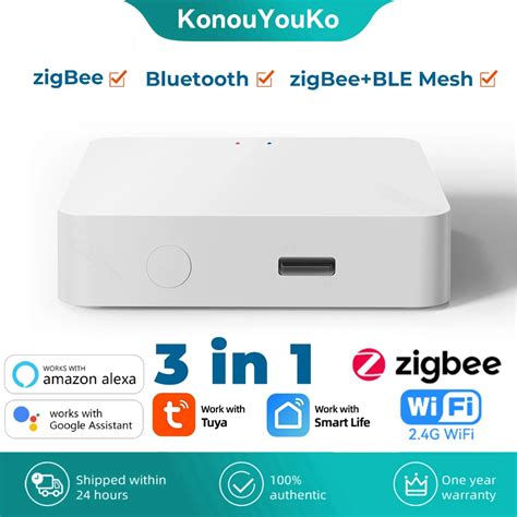 Tuya Smart Zigbee Bluetooth Mesh Multimode Gateway Zigbee Ble Smart