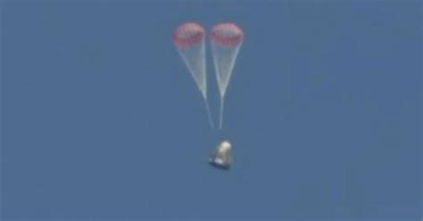 Spacex Crew Dragon Splashes Down After Historic Mission Cbs News