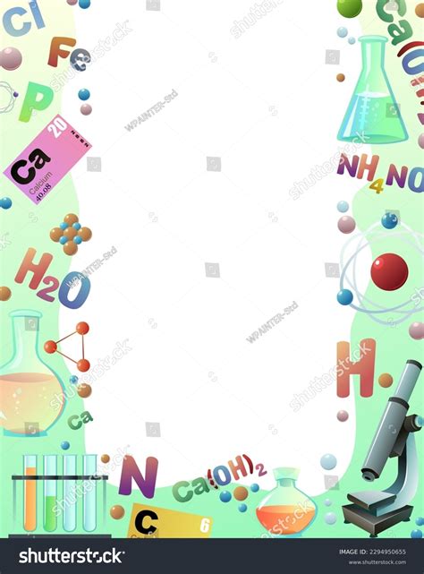 Border Chemistry Along Edge Image Study Stock Vector (Royalty Free) 2294950655 | Shutterstock