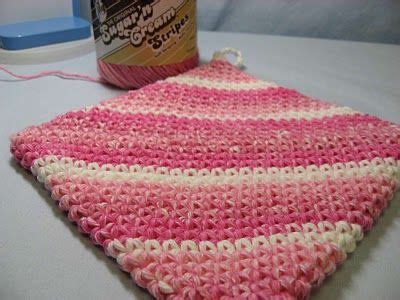 Thick Crocheted Hot Pad Potholder Double The Protection
