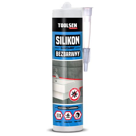 Silikon Sanitarny Bezbarwny Ml Toolsen Z Silikony