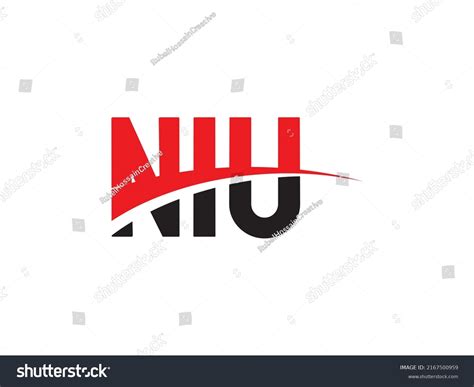 Niu Letter Initial Logo Design Vector Stock Vector (Royalty Free ...