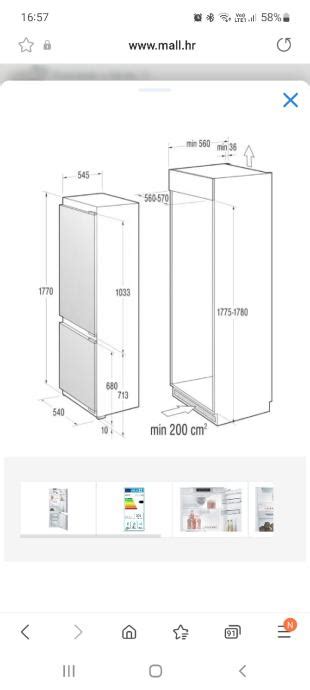 Gorenje Ugradbeni Kombinirani Hladnjak Nrki Lw Hitno