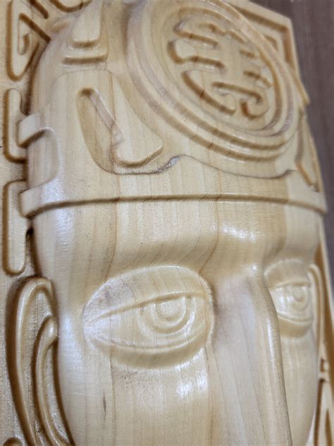 Totem Poplar Wood Carving - Etsy