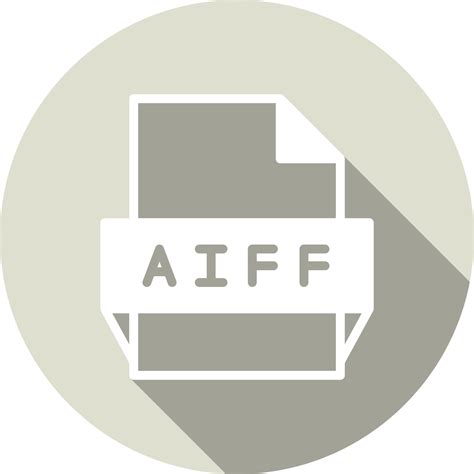 Aiff File Format Icon 15824435 Vector Art at Vecteezy