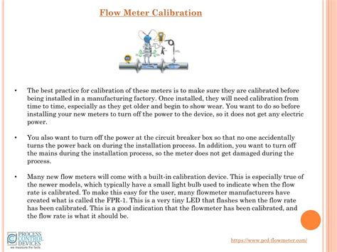 PPT - What is Flow Meter Calibration? Procedure of Calibration ...