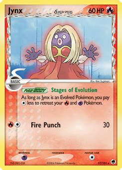 Jynx δ EX Dragon Frontiers 17 Bulbapedia the community driven