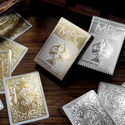 Impressions Playing Cards Silver Foil Gold Foil Mpc Touch Of