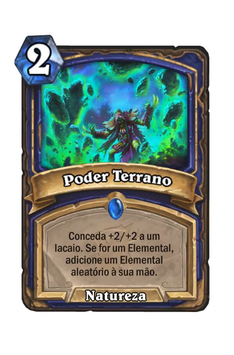 Poder Terrano Bosque Das Bruxas Hearthstone Card Hsreplay Net