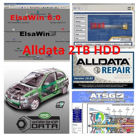 2022 Hot Auto Repair Software Alldata 10 53 Vivid Workshop Data