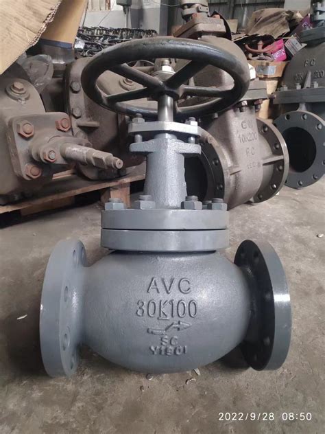 Marine Stop Valve Jis F Globe Valve Casting Valve Api Flanged Cast