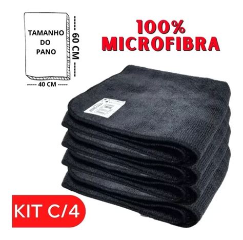 Kit Panos Microfibra Automotivo Anti Risco Sem Fiapos X