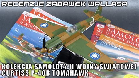 Kolekcja Cobi Samoloty II Wojny Światowej Curtiss P 40B Tomahawk