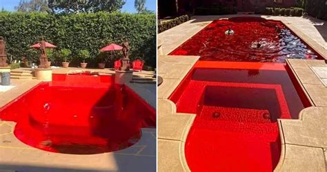 Red Swimming Pool Liner Collectisale Oceanproperty Co Th