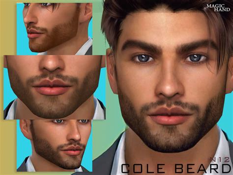 Sims 4 Cole Beard N12 The Sims Book