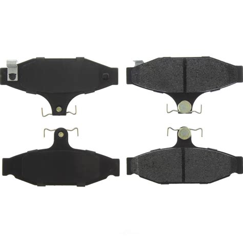 Disc Brake Pad Set Posi Quiet Extended Wear Semi Metallic Rear Centric