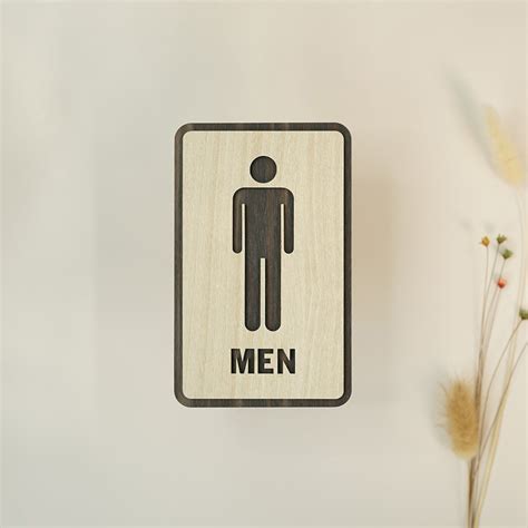 Men And Women Sign Restroom Wooden Sign Gender Bathroom Symbol Toilet Signage 3d Wood Sign